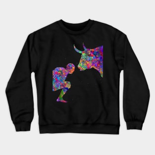 Matador watercolor Crewneck Sweatshirt